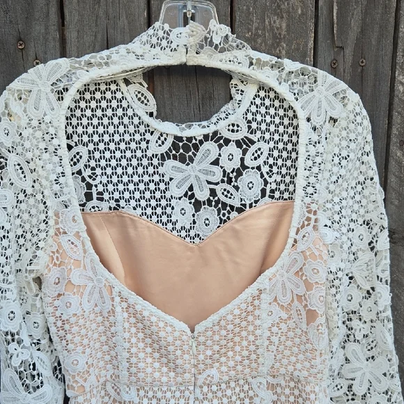 Free People Lace Overlay Dress - Picture 5 of 10